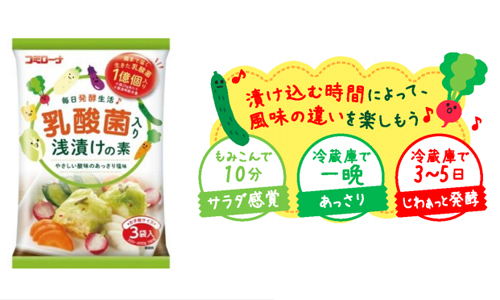コーセーフーズの「乳酸菌入り浅漬けの素」