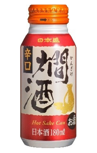 日本盛の「燗酒180mlボトル缶」