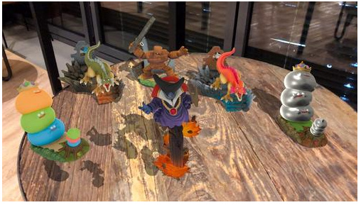 ARフィギュアを表示したところ(イメージ)